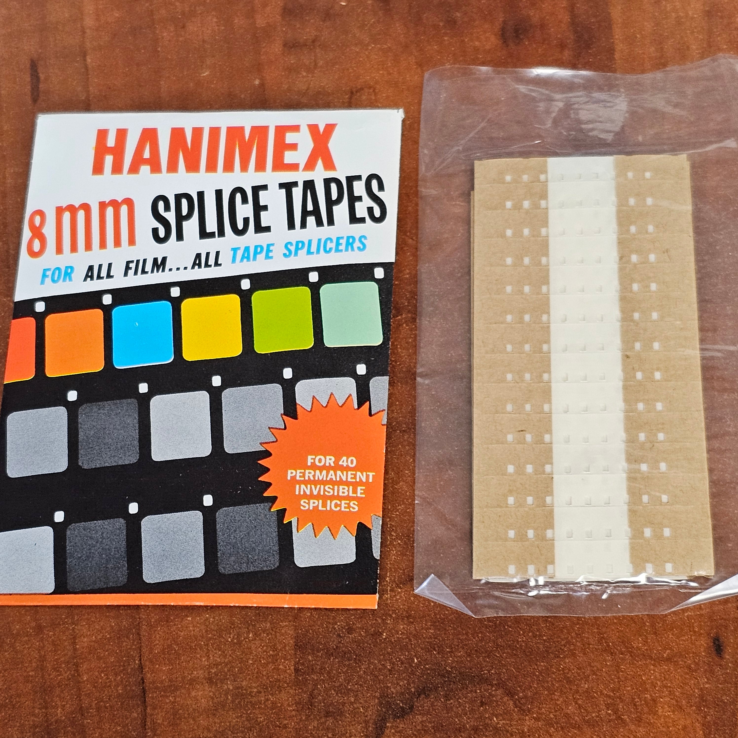 Splices All Hanimex 8mm Film Splices pack of 40 Splices – Du-All Camera