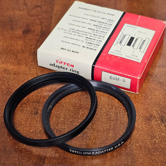 Tiffen 66M-8 Series 8 Adapter Ring with Retaining Ring