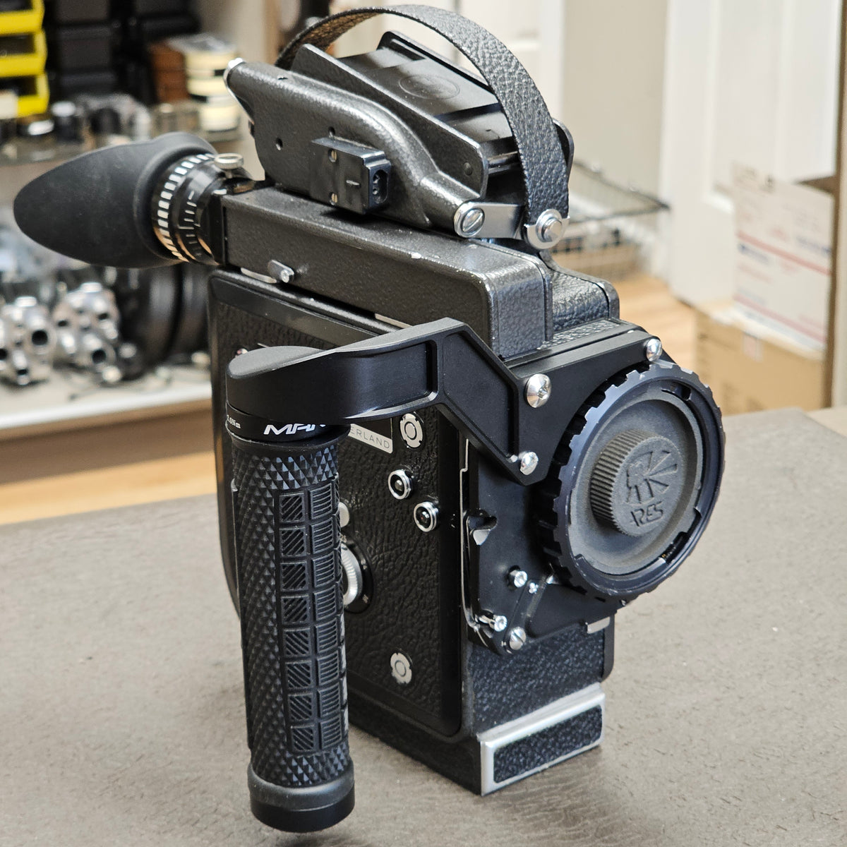 Bolex Custom Grip Side Handle For SBM/EBM Cameras