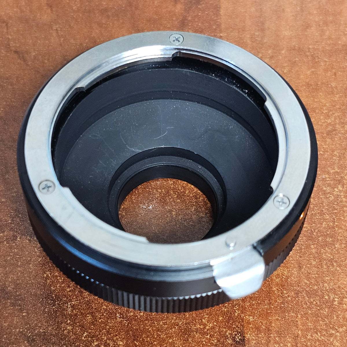 C-Mount to Nikon lens adapter (Fluted)
