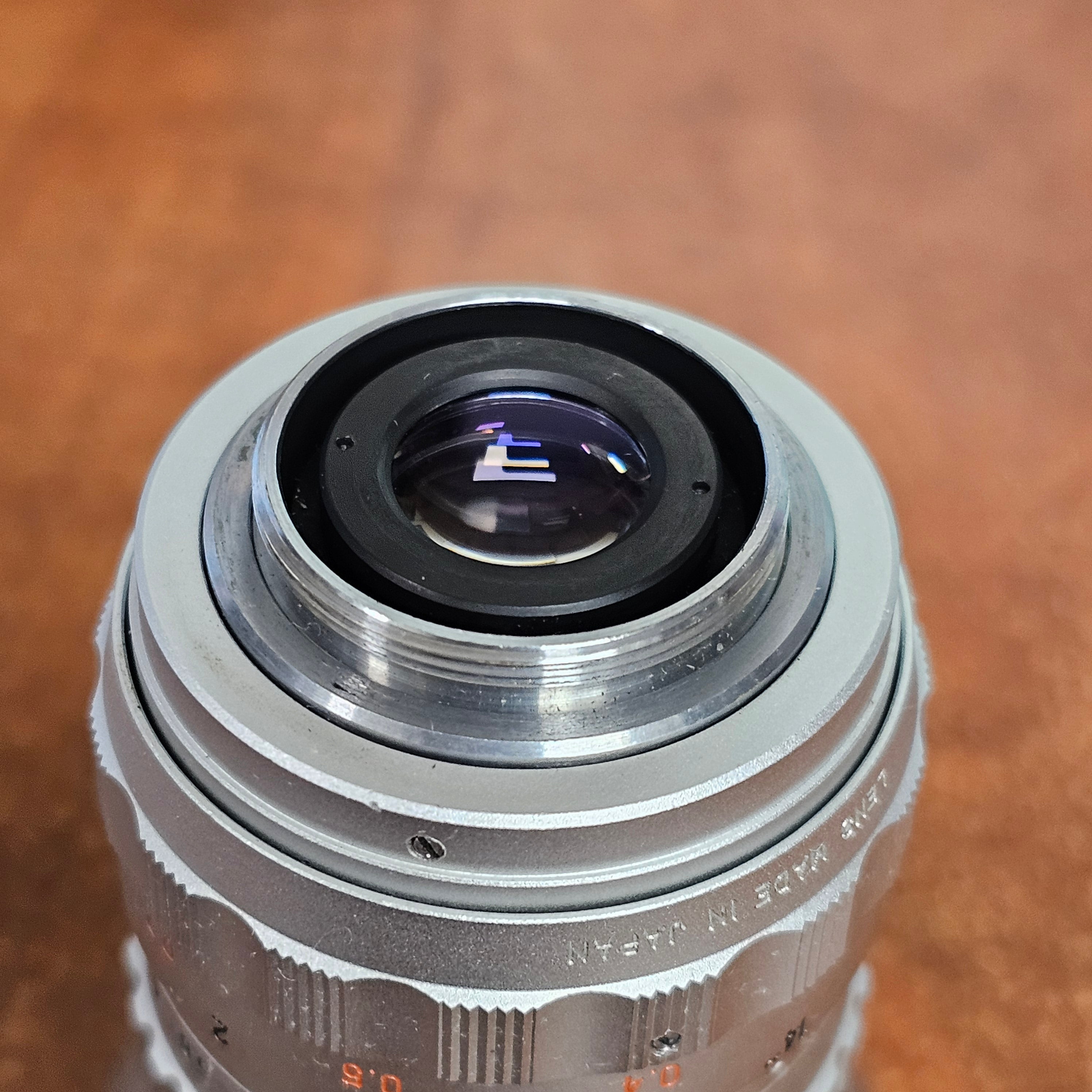 Cosmicar Television 12.5mm f/1.4 C-Mount Lens (Silver) S