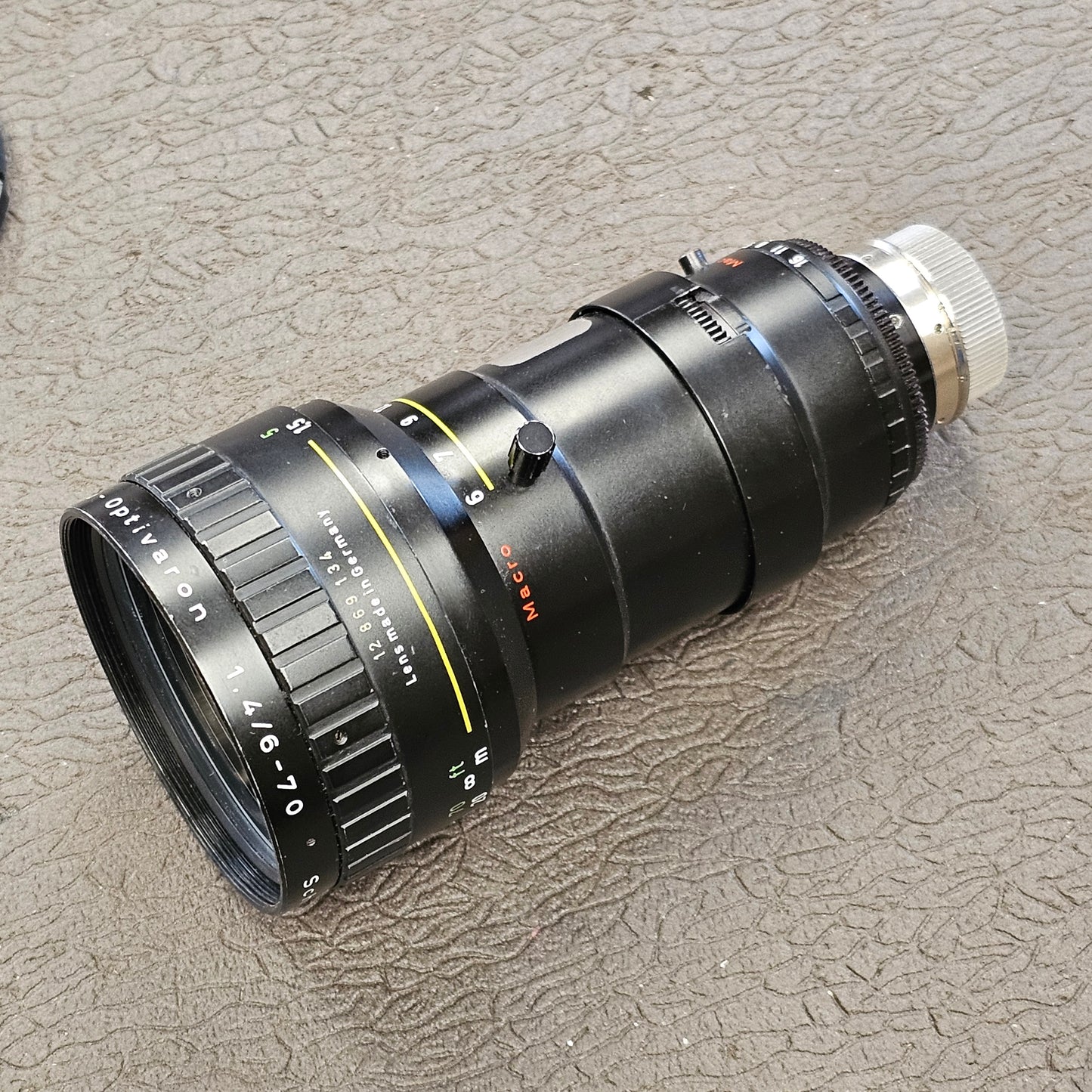 Beaulieu-Optivaron Schneider-Kreuznach 6-70mm f1.4 Macro C-Mount zoom lens for Super 8mm Cameras S# 12869134