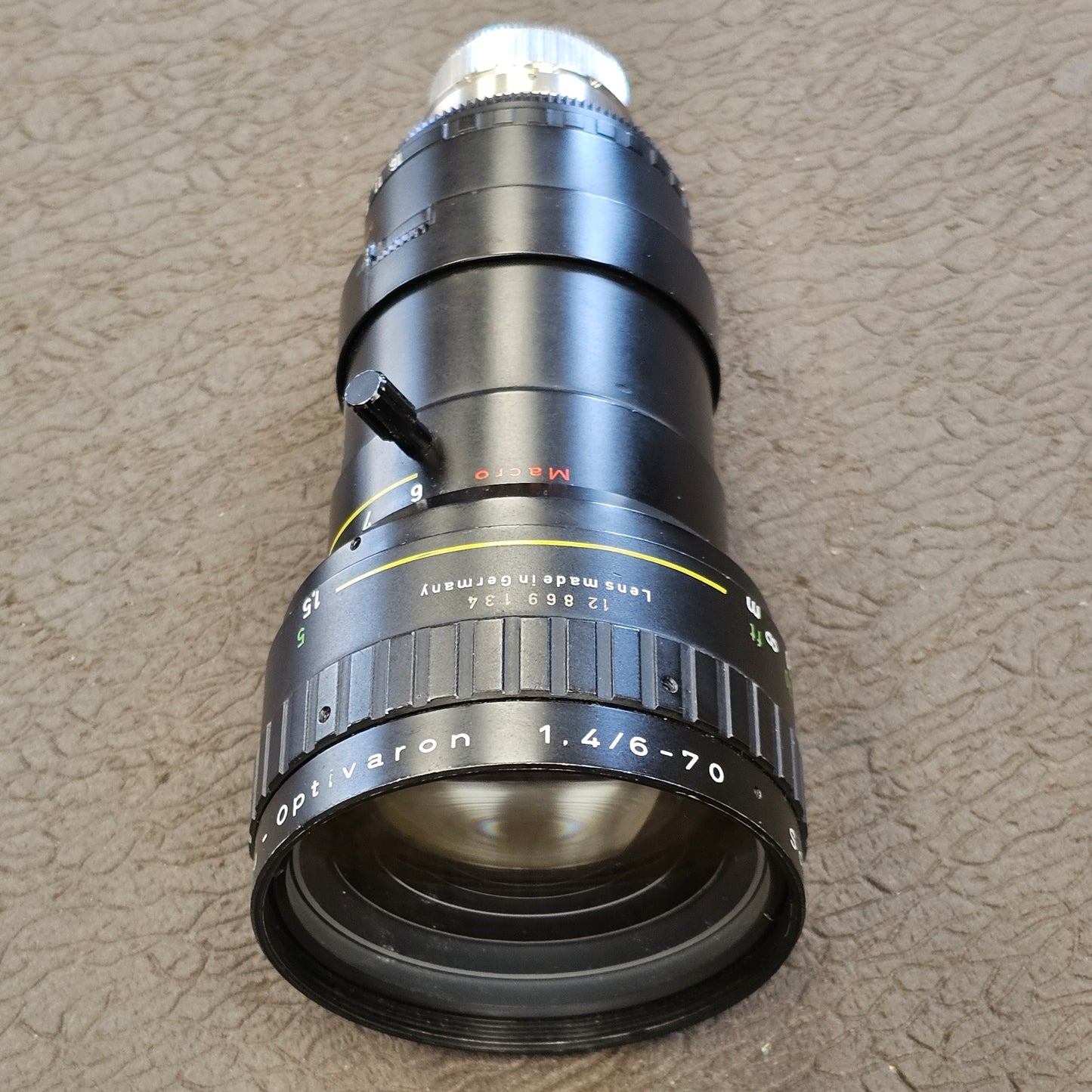 Beaulieu-Optivaron Schneider-Kreuznach 6-70mm f1.4 Macro C-Mount zoom lens for Super 8mm Cameras S# 12869134