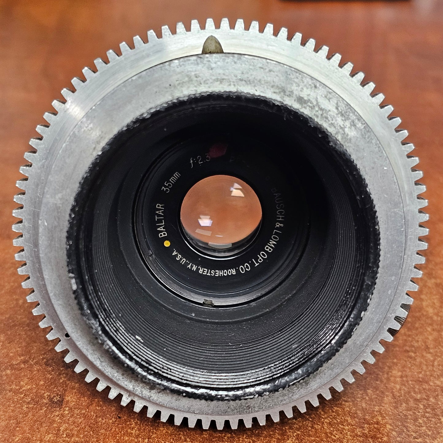Bausch & Lomb Opt. Co. Baltar 35mm f2.3 Mitchell Mount Lens S# BF4102
