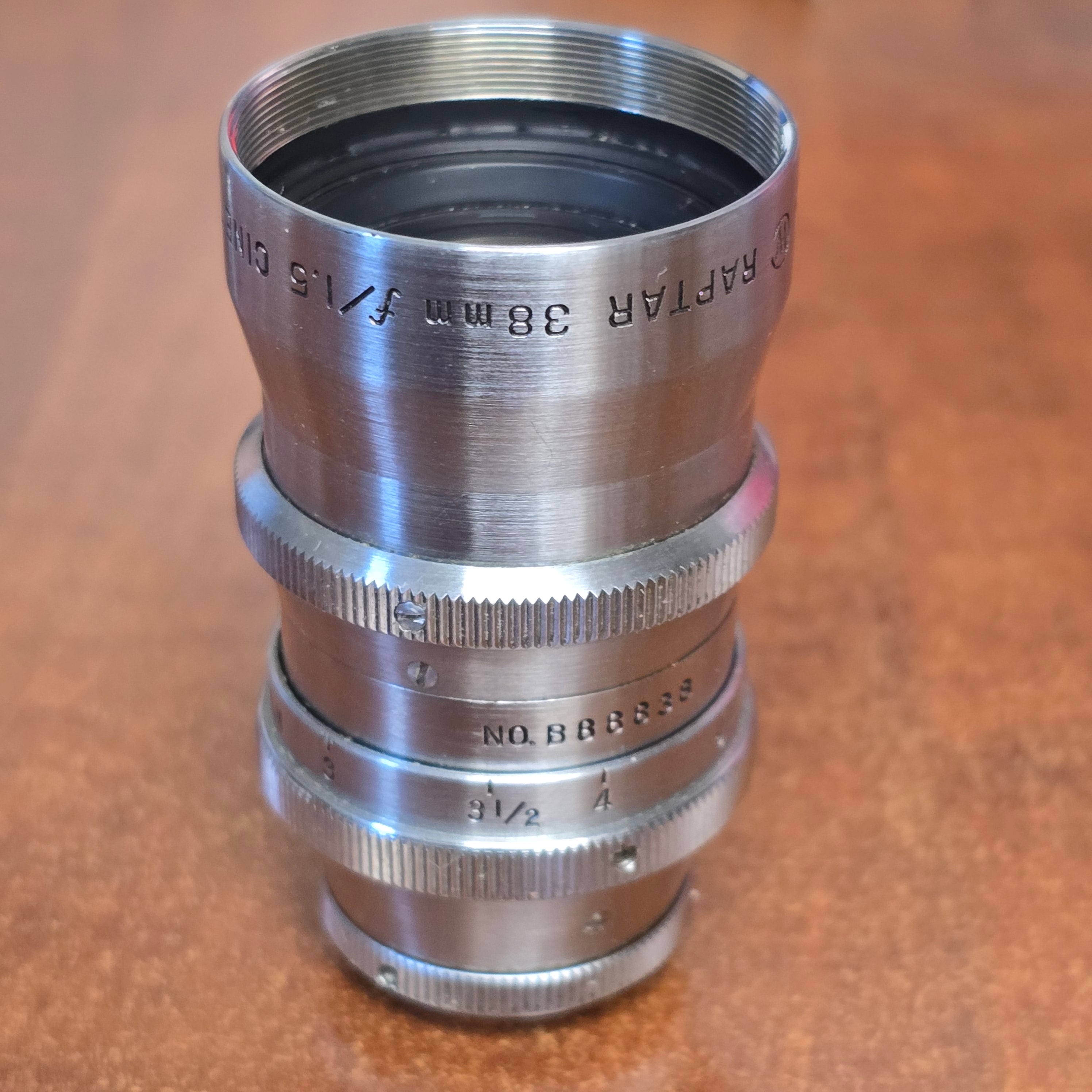 レンズ(単焦点) wollensak RAPTAR 3inch f/4 cine Wollensak Raptar 3 Inch f/2.5 Cine Telephoto Lens C Mount | eBay