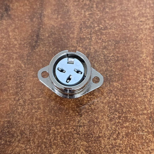 3-pin DIN Female Panel Mount connector