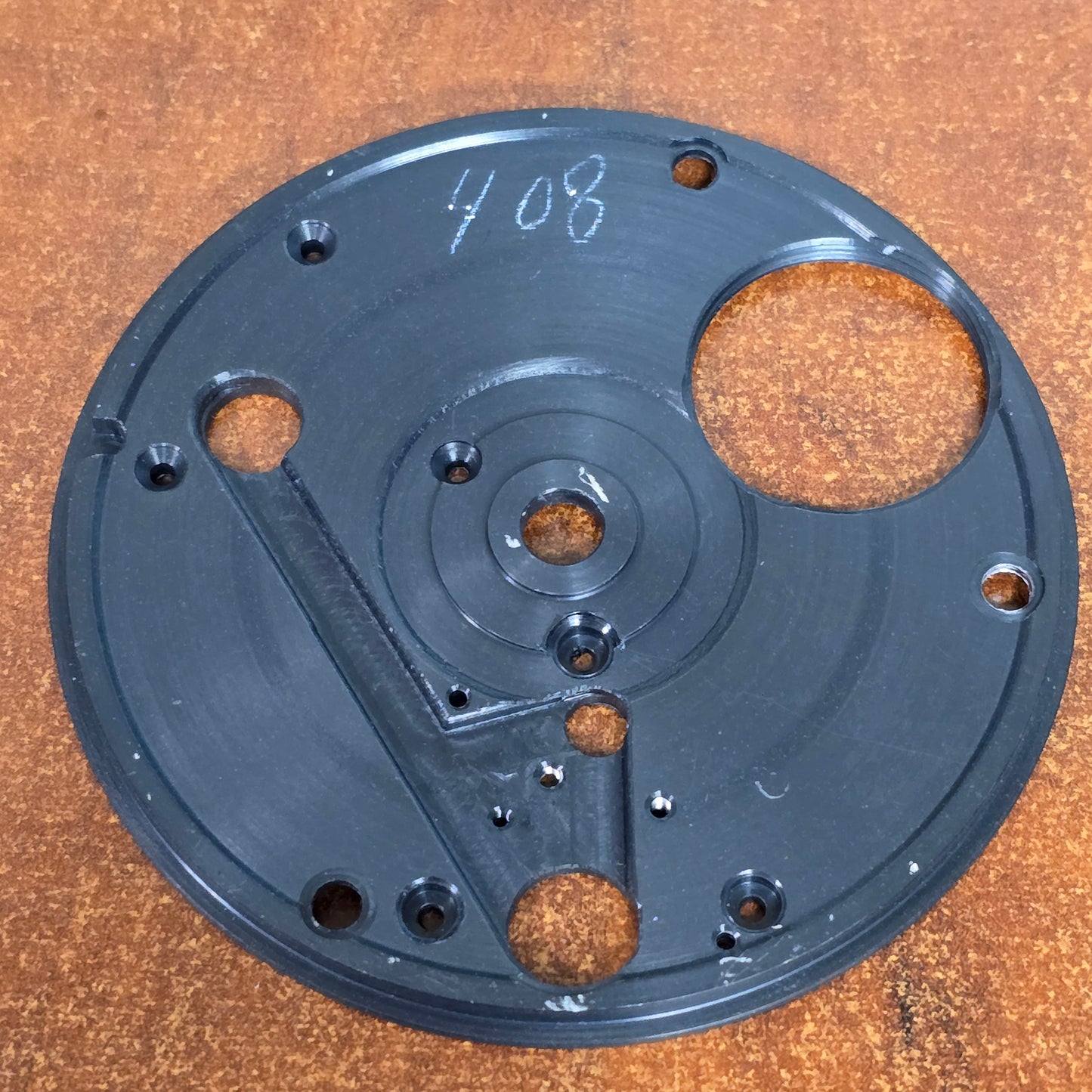 Beaulieu R-16 Single Lens C Mount Front Turret Plate (4.08)
