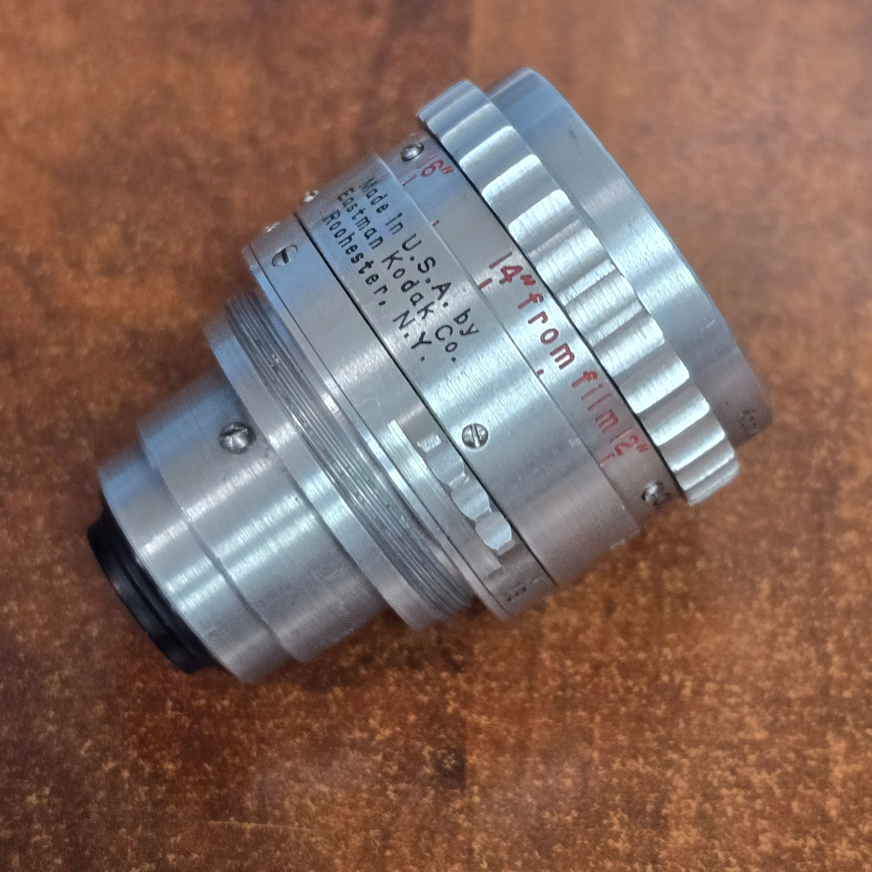 Kodak Cine Ektar II 25mm f1.9 Lens S-Mount S# RA134 – Du-All