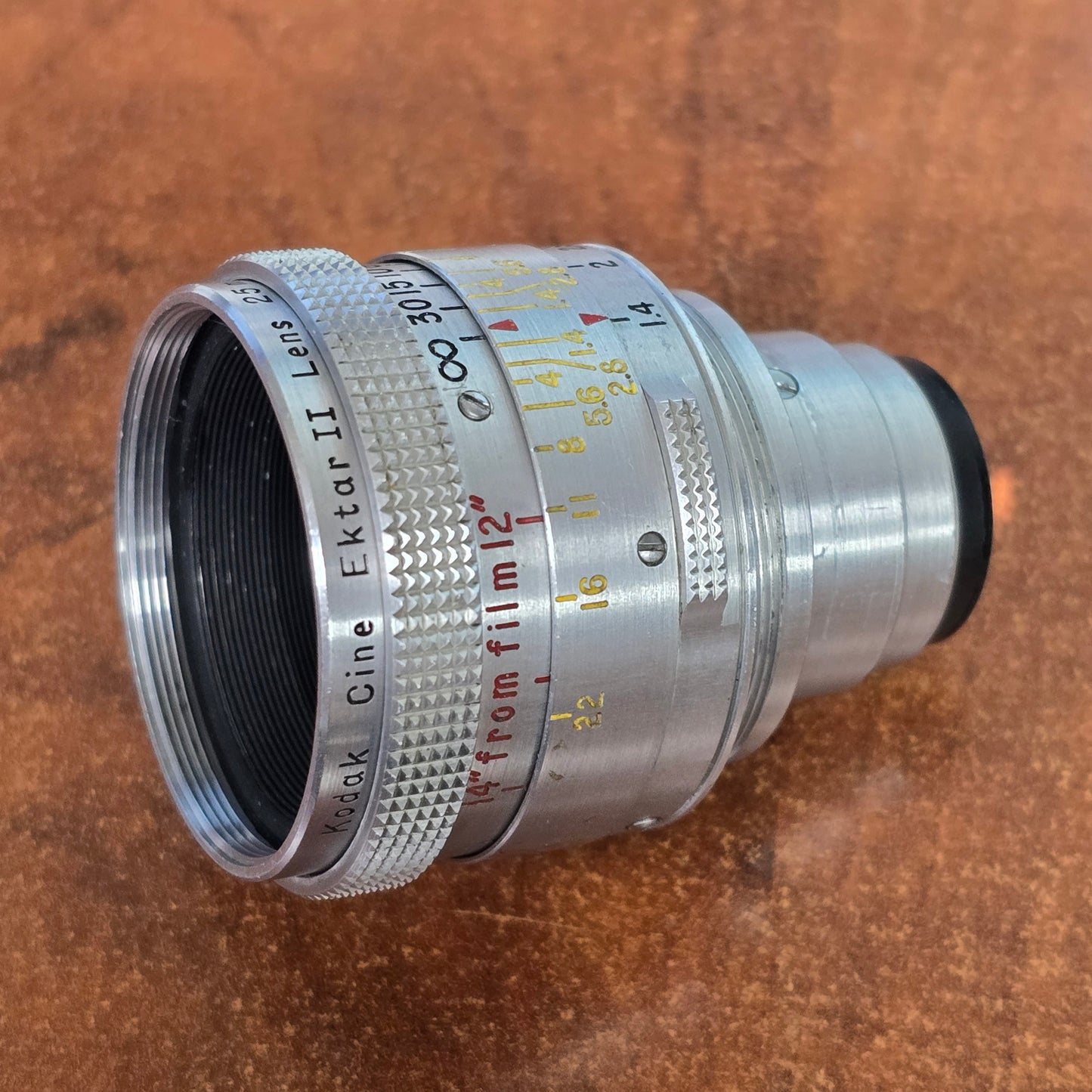 Kodak Cine Ektar II 25mm f1.4 Lens S-Mount S# RS194
