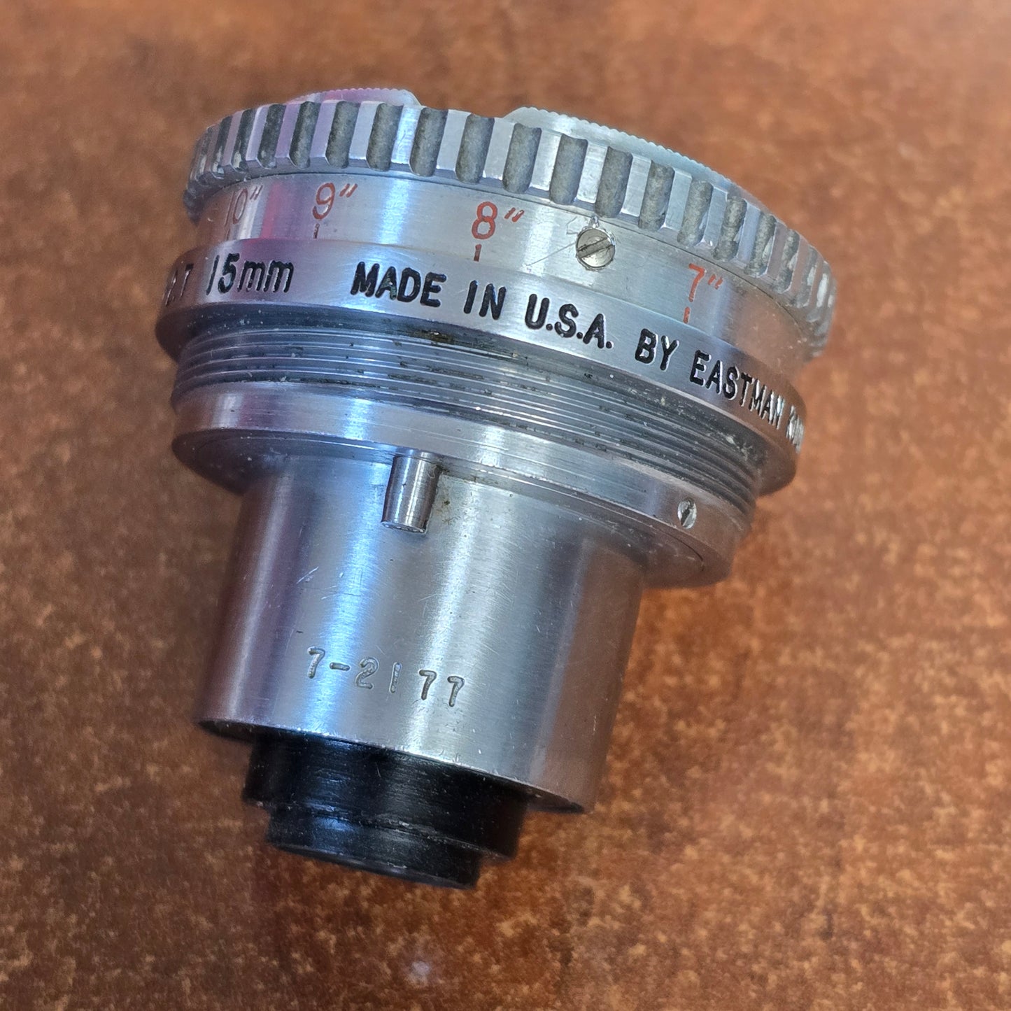 Kodak Anastigmat 15mm f2.7 S-Mount Lens S# 7-2177