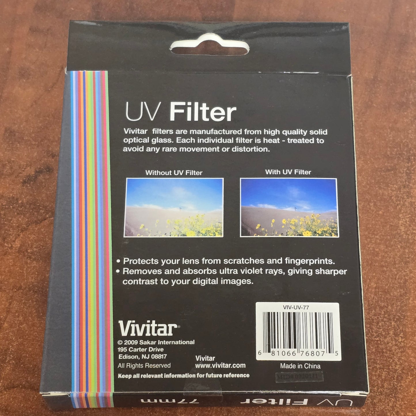 Vivitar 77mm UV Filter