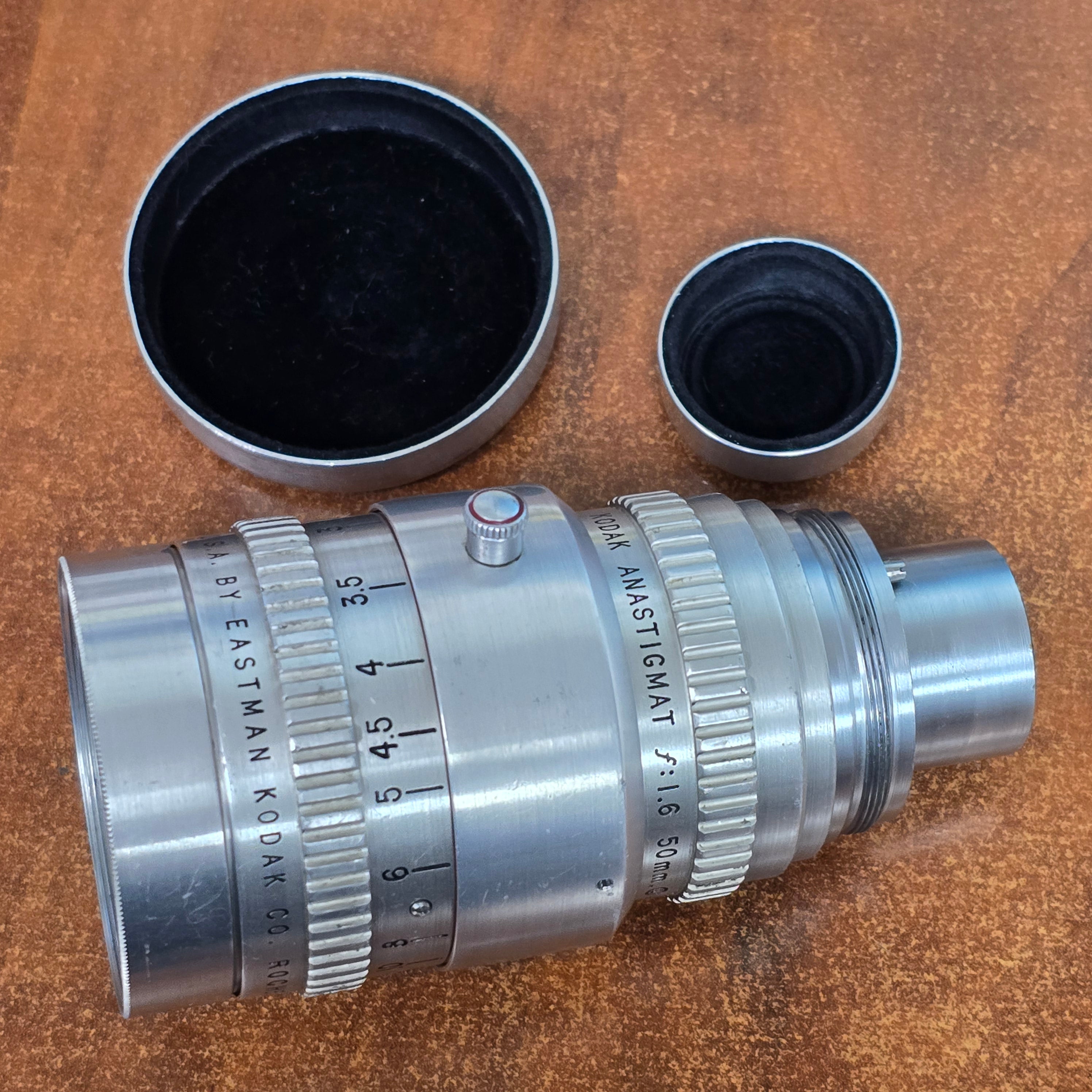 Kodak Anastigmat 50mm f1.6 S-Mount Lens S# ES1369 – Du-All Camera