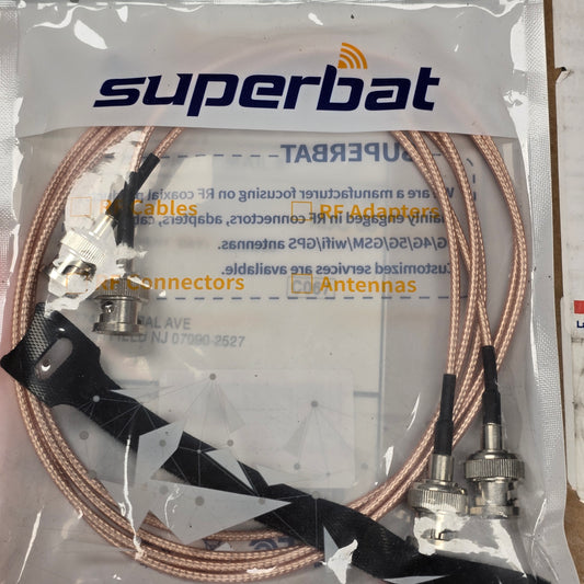 Superbat HD SDI BNC Cable 3 feet ( 2 pack )