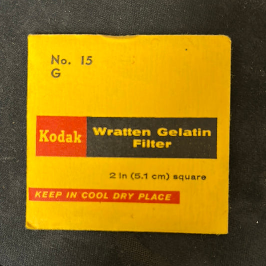 Kodak Wratten Gel Filter (No.15)  2" x 2"