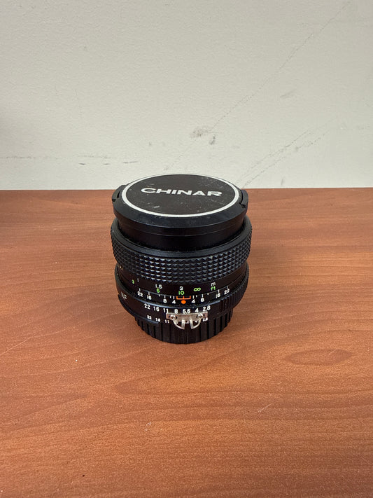 Chinar M.C. 1:2.8 f=28mm lens (used)