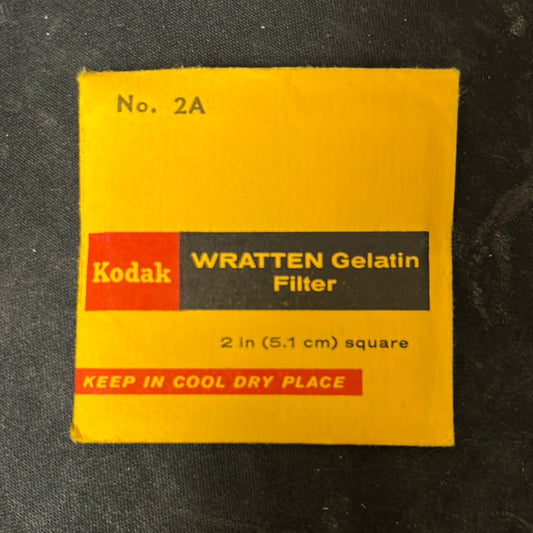 Kodak Wratten Gel Filter (No.2A)  2" x 2"
