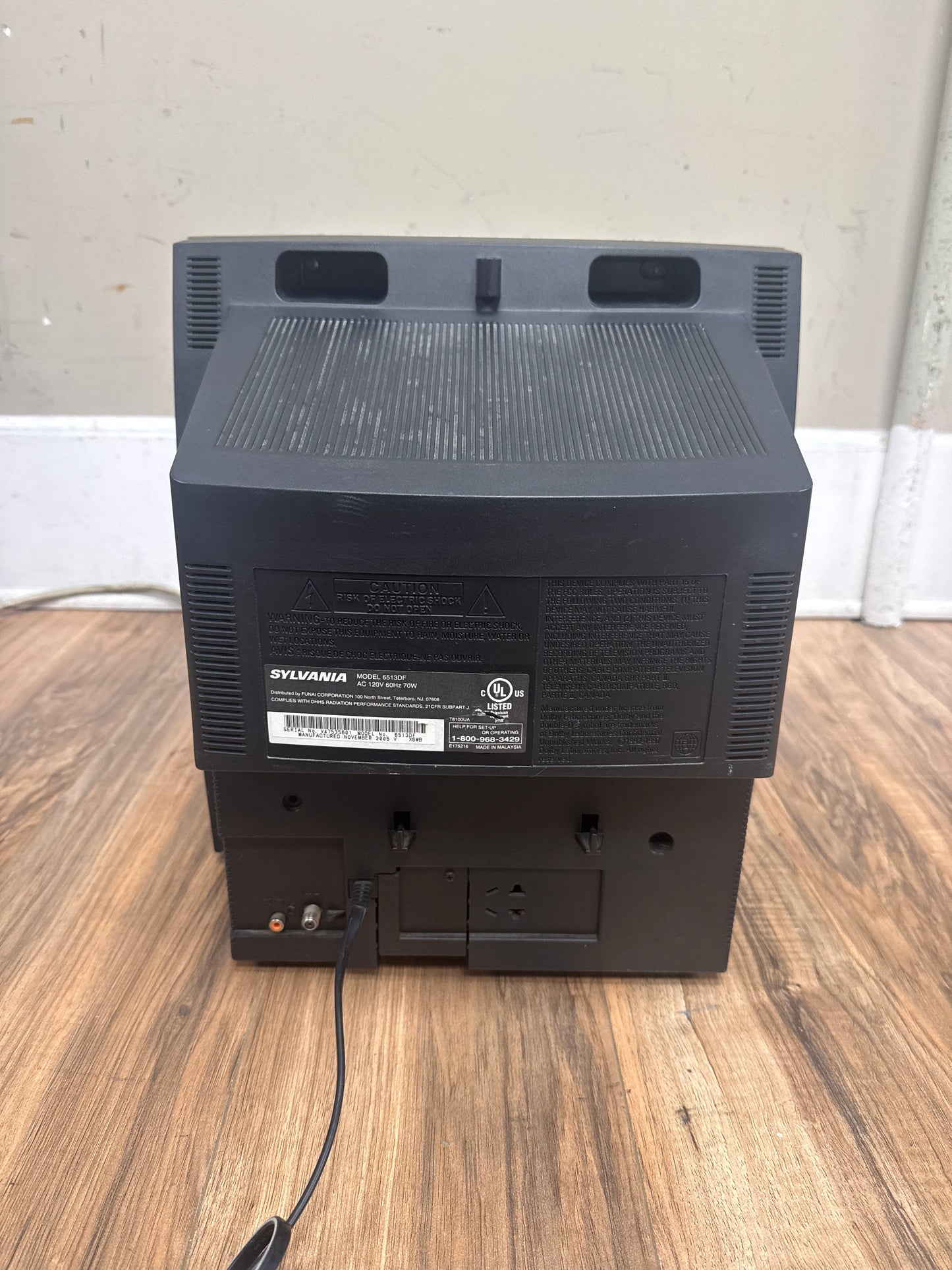 Sylvania Monitor/DVD Player Model 6513DF (used)