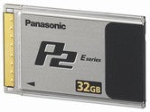 Panasonic 32GB E-Series P2 Card ( AJ-P2E032XG ) S# AOR12F0654