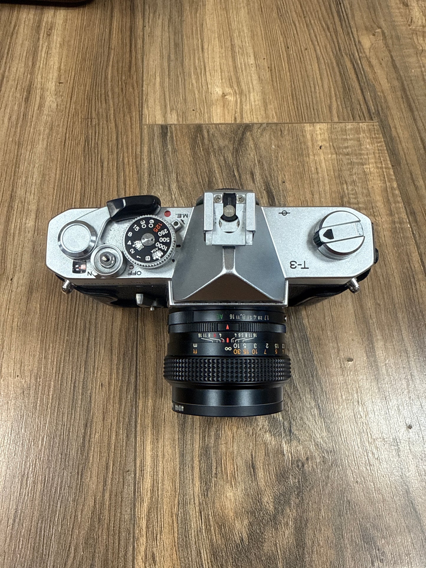 Konica Autoreflex T3 w/2x prime lenses