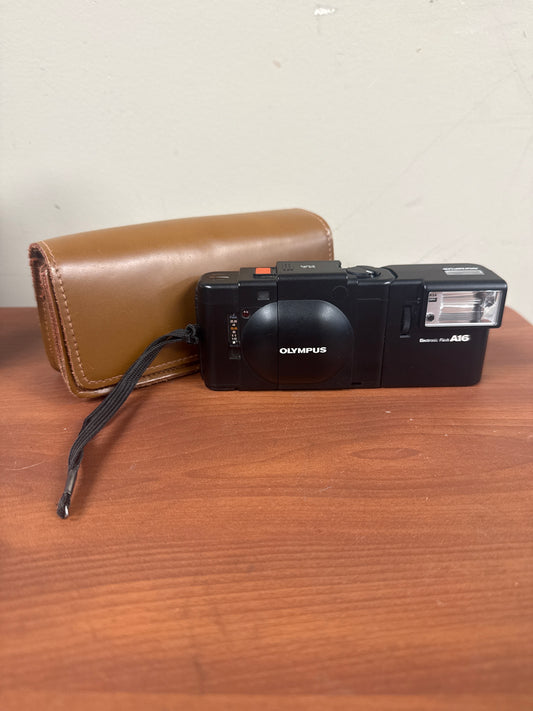 Olympus XA with A16 Flash 35mm Rangefinder Film Camera