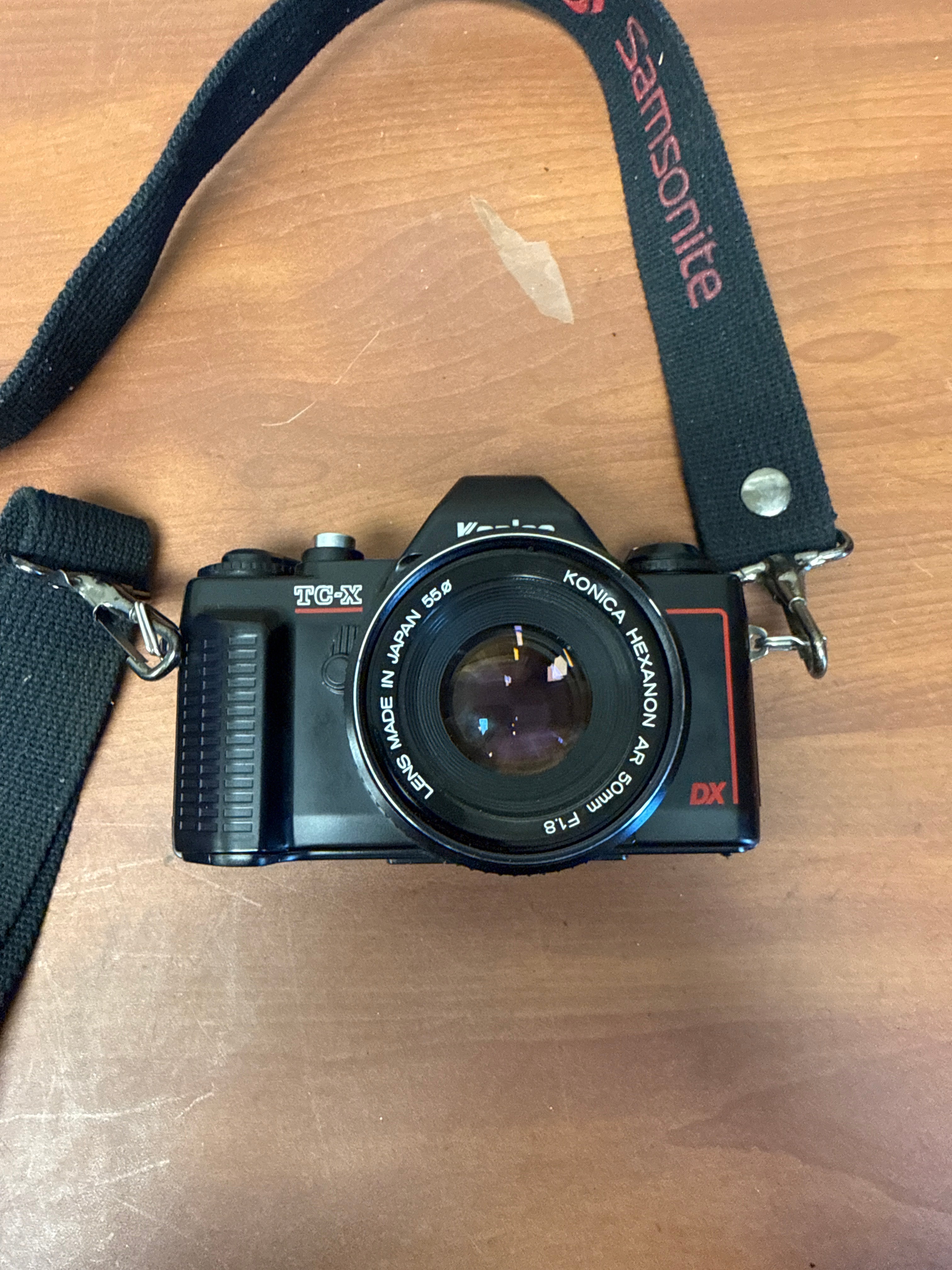 Konica TC-X HEXANON AR 50mm F1.8 コニカ KONICA TC-X VINTAGE FILM CAMERA -HEXANON AR 50MM 1.8 – Du-All Camera