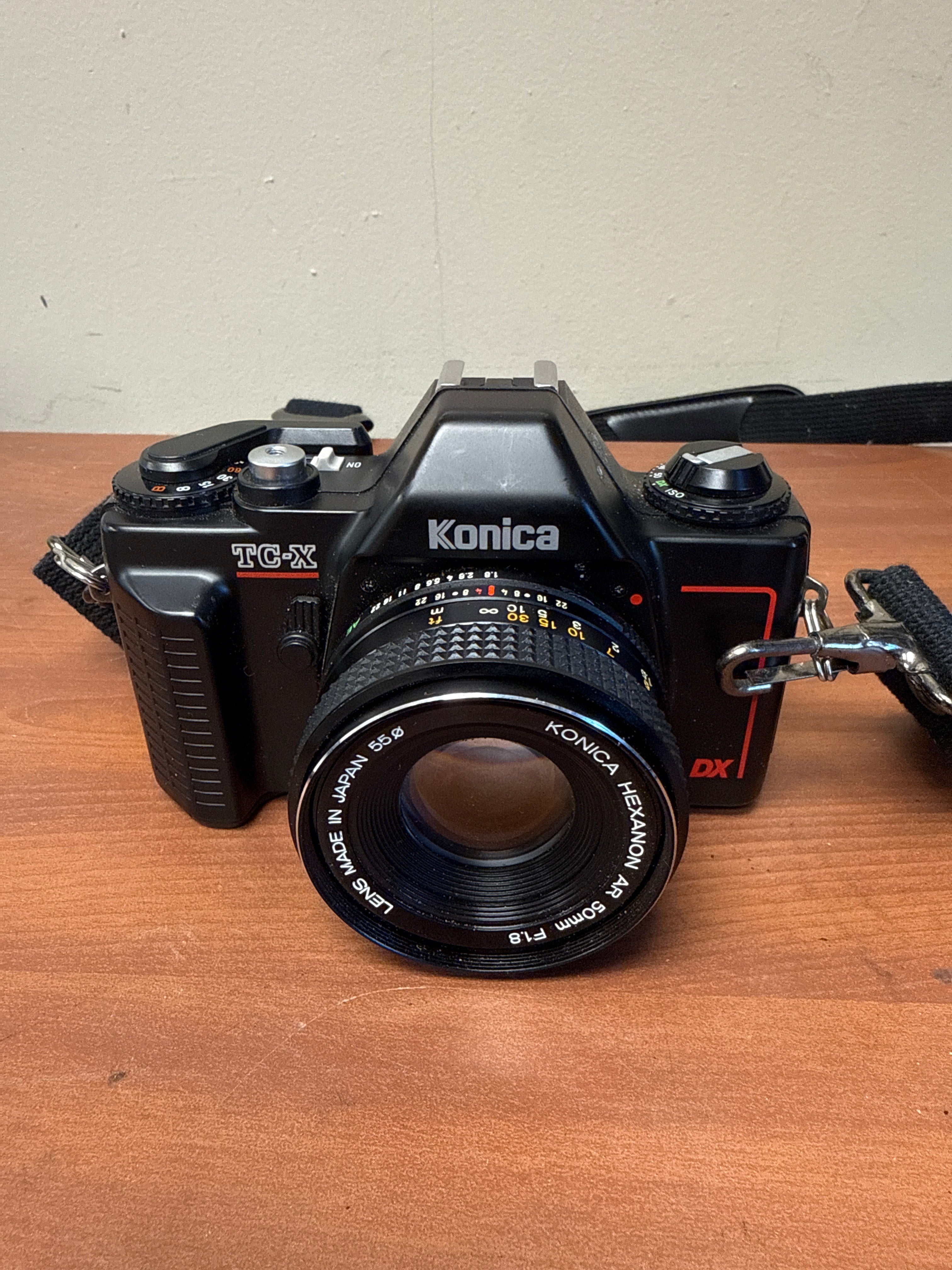 KONICA TC-X VINTAGE FILM CAMERA -HEXANON AR 50MM 1.8 – Du-All Camera