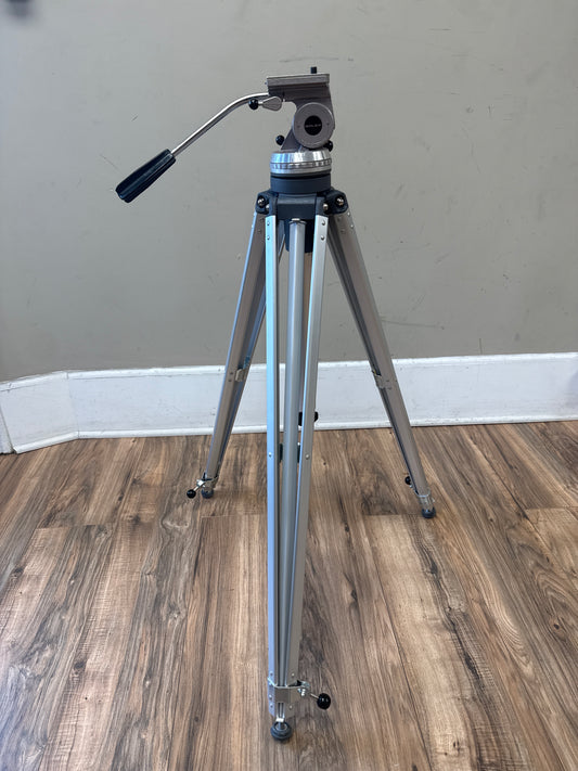 Paillard Bolex Tripod w/ Rapid Quick Release Plate and 3/8 x 16 Tie Down Screw ( Used )