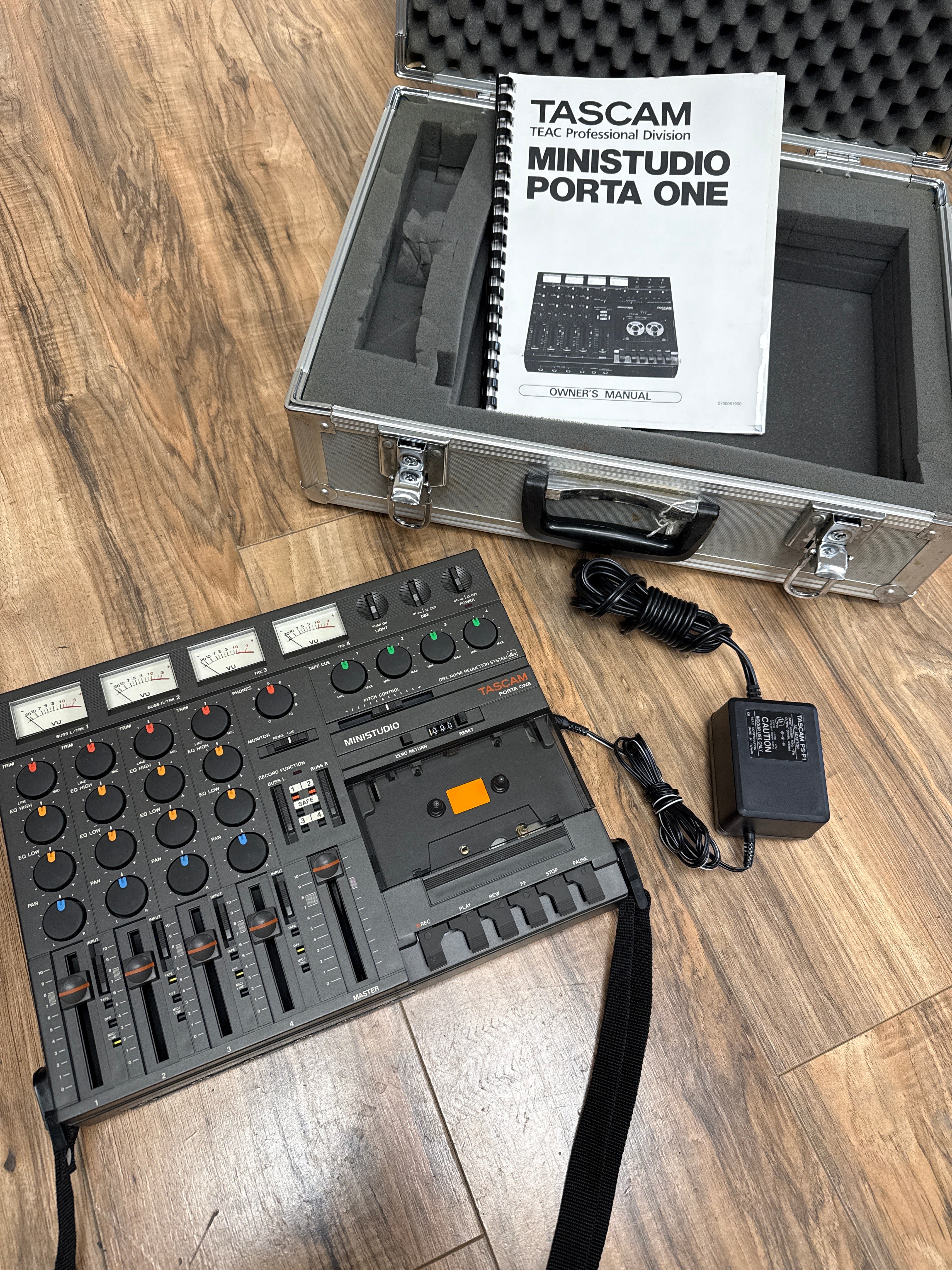 Tascam MiniStudio Porta One 4-Track Cassette Tape Recorder - S