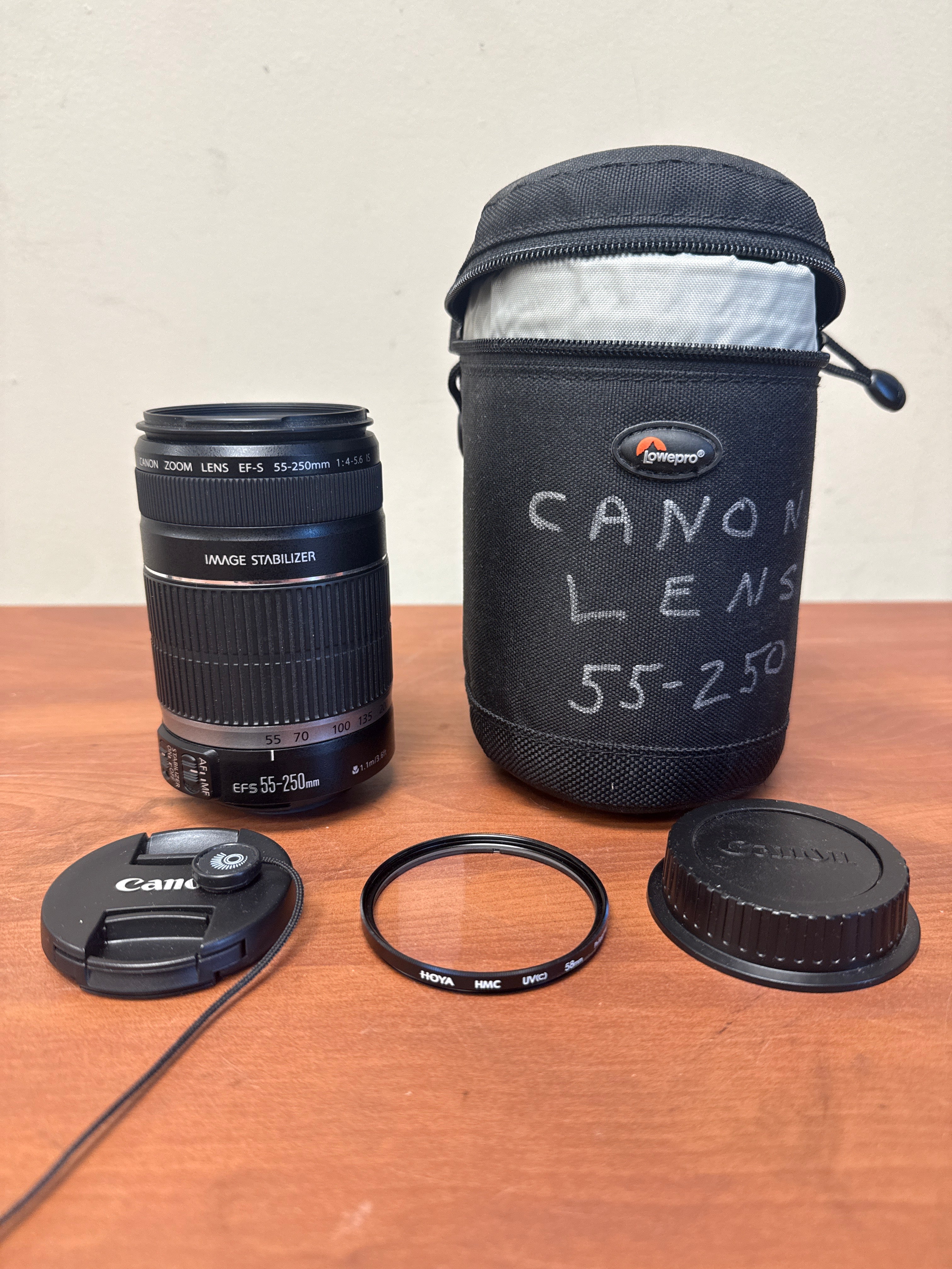 Canon EF-S 55-250mm f/4-5.6 IS Lens S# 7212541293 – Du-All Camera