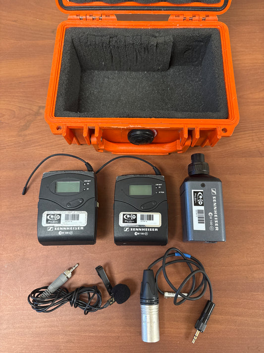 Sennheiser EW100 G3 Wireless Lav Kit w/ Pelican 1120 Case