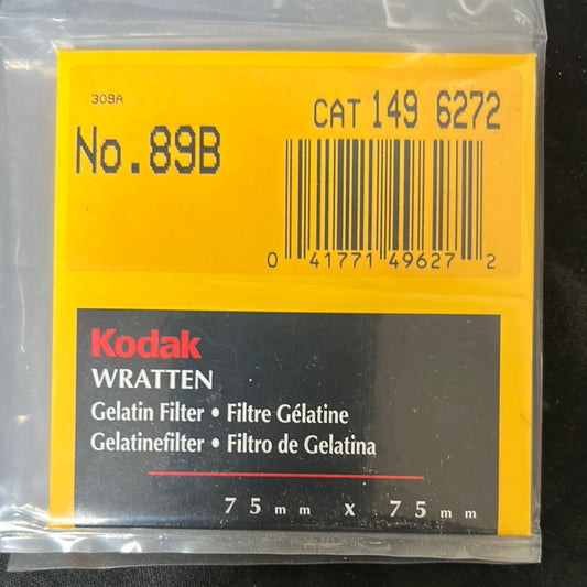 Kodak Wratten Gel Filter (No.89B)  3" x 3"