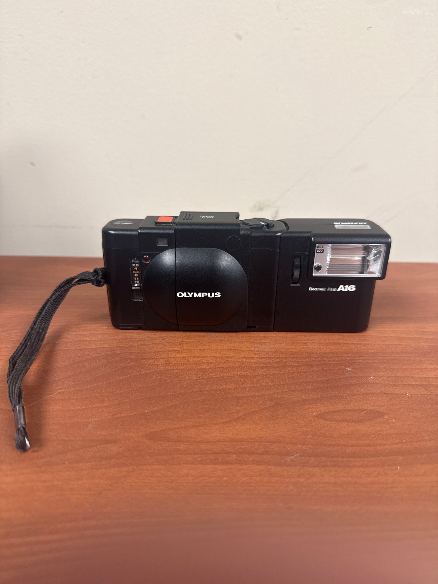 Olympus XA with A16 Flash 35mm Rangefinder Film Camera