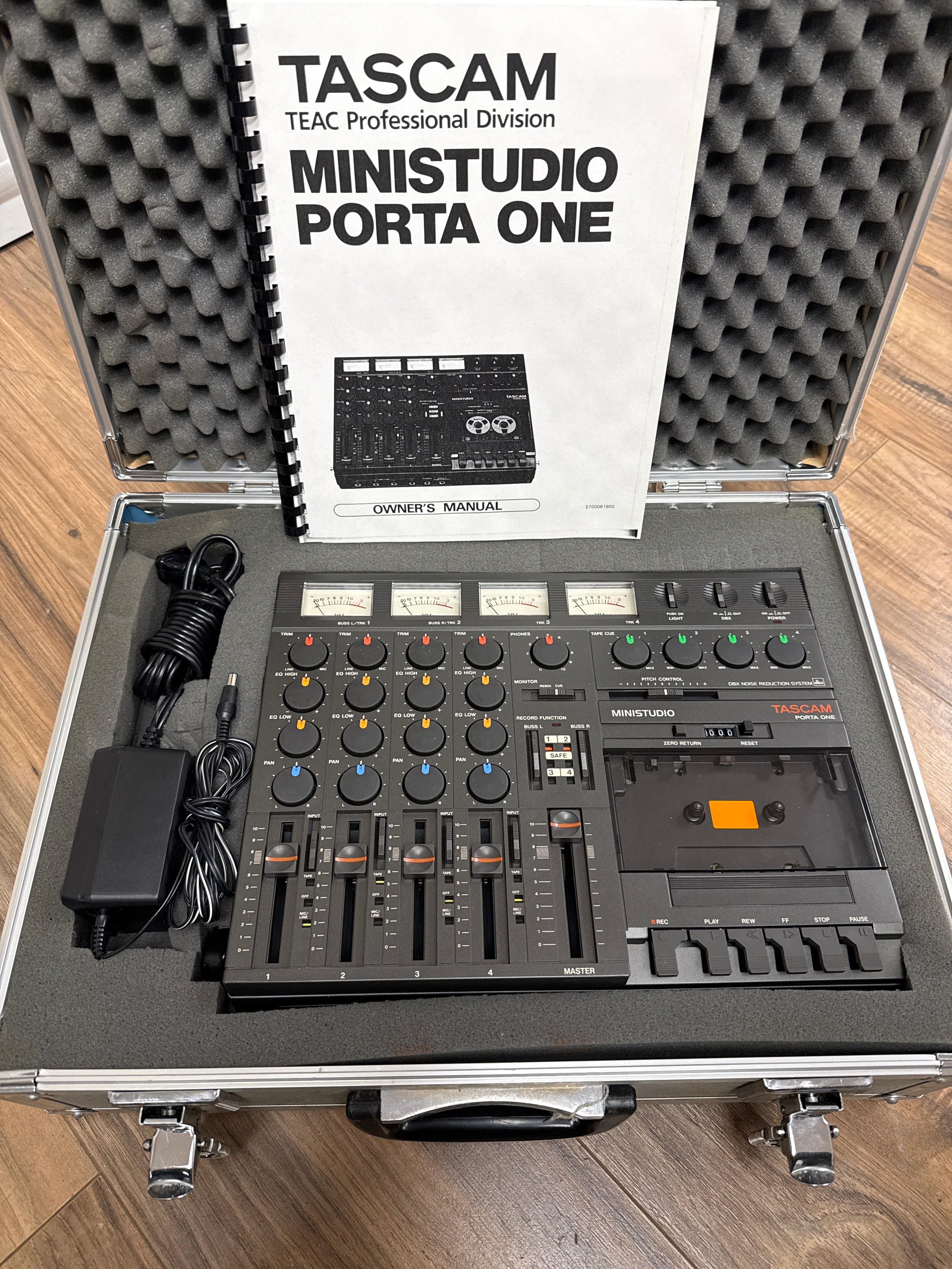 Tascam MiniStudio Porta One 4-Track Cassette Tape Recorder - S