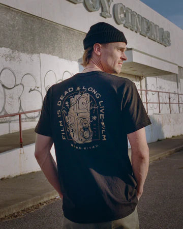 Film Is Dead Tee Black