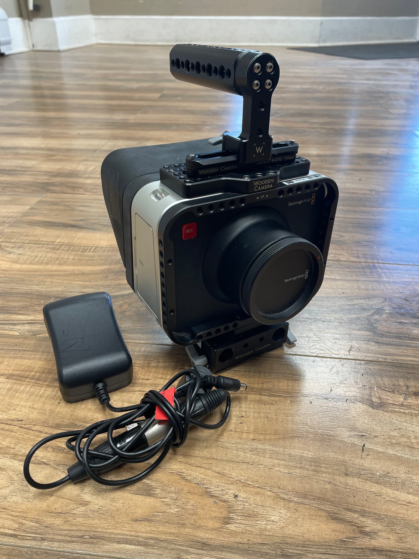 Blackmagic Production Camera 4K EF w/ Wooden Camera Cage