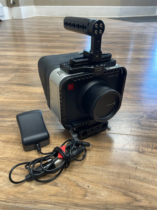 Blackmagic Production Camera 4K EF w/ Wooden Camera Cage