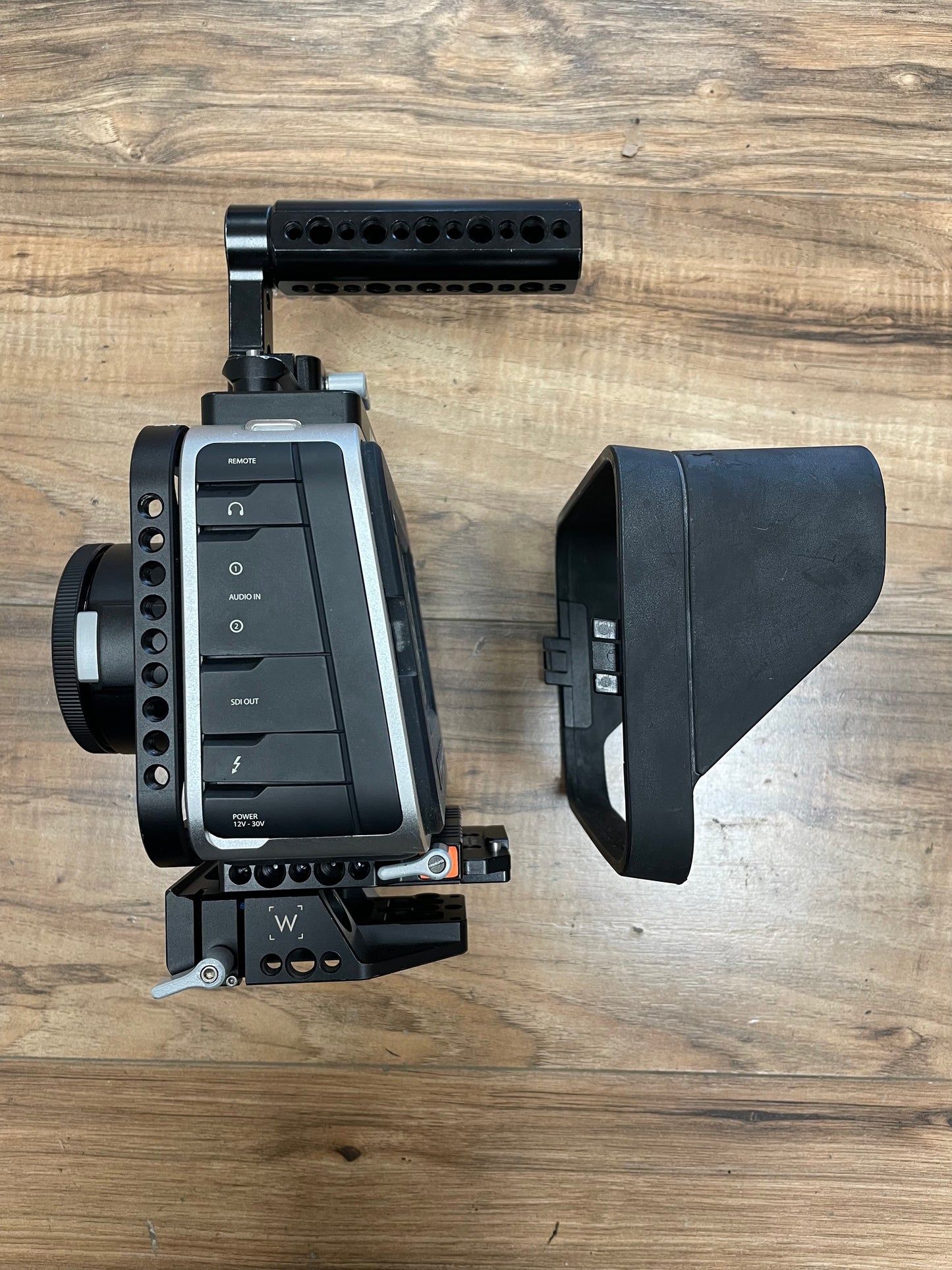 Blackmagic Production Camera 4K EF w/ Wooden Camera Cage