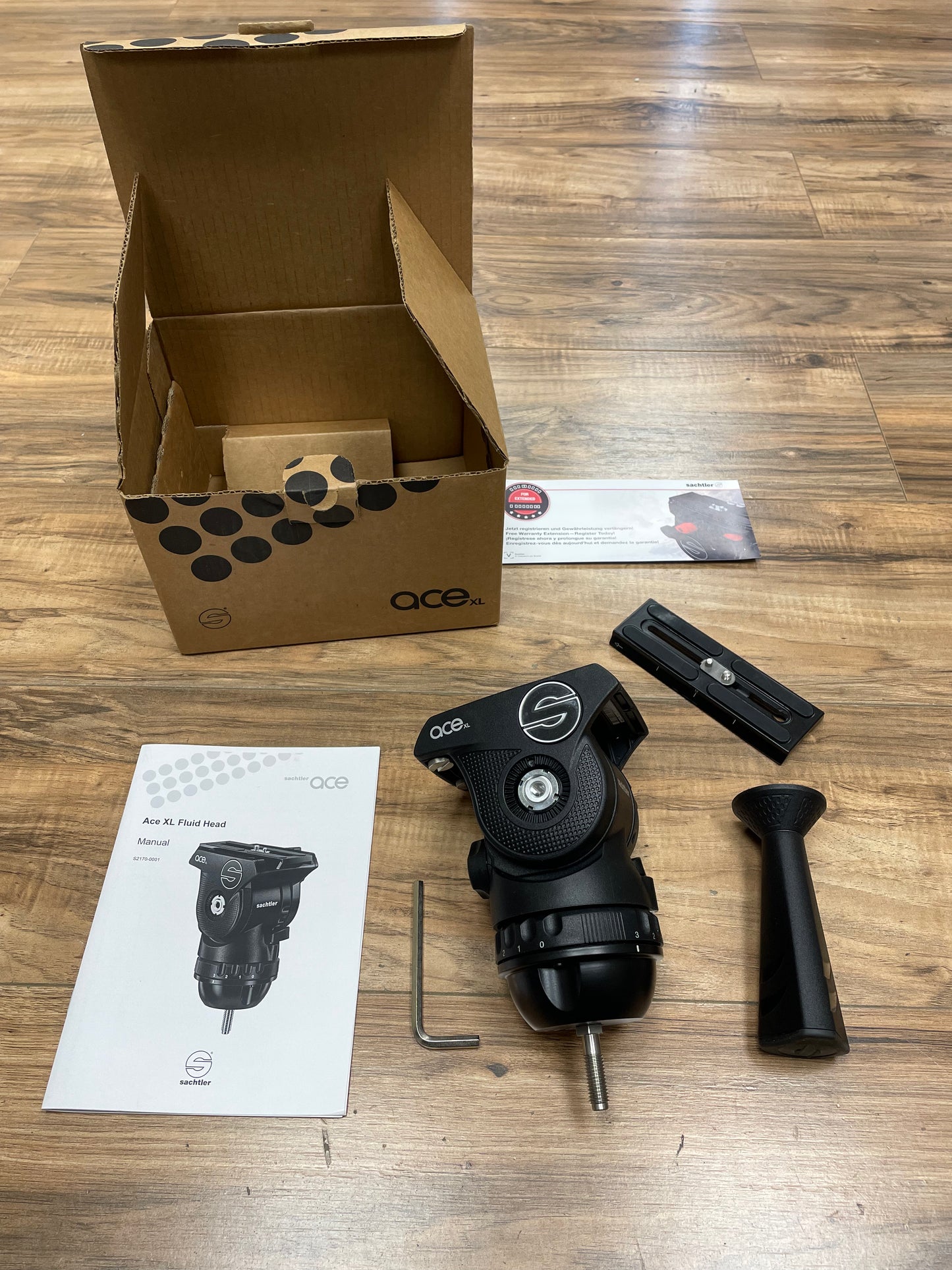 Sahtler Ace XL MK II 75mm Fluid Tripod Head (w/o pan bar)