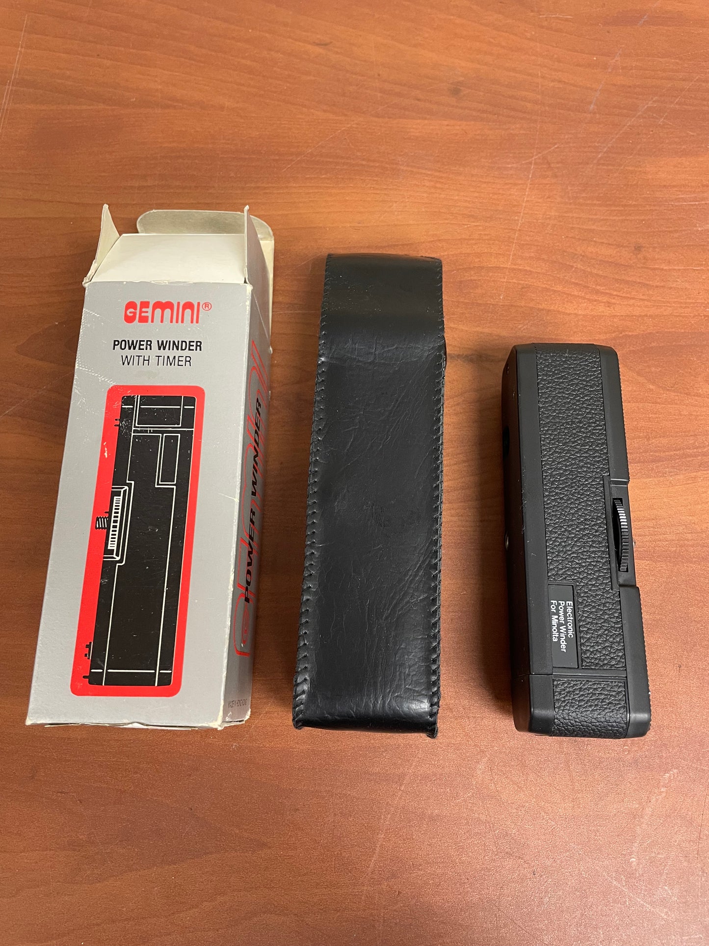 Gemini Power Winder w/ Timer For Minolta Cameras In Original Box w/ Manual | M330GP