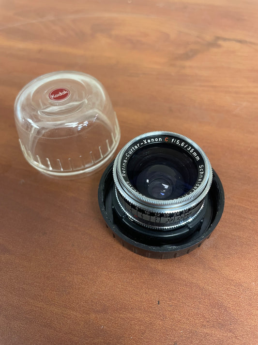 Schneider-Kreuznach Retina-Curtar-Xenon C f:5.6 35mm Wide Angle Lens K2 S# 5086309