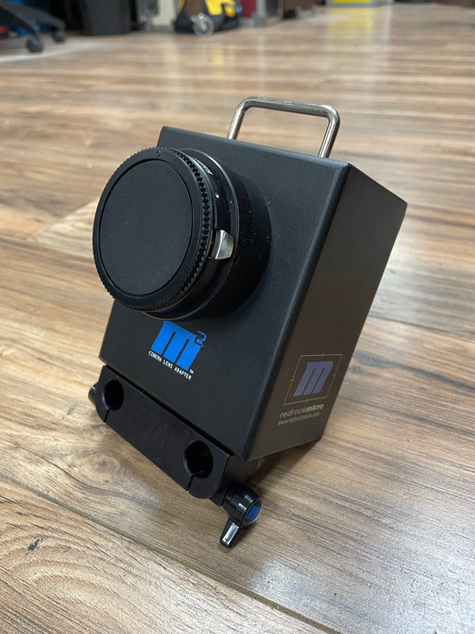Redrock Micro M2 Cinema Lens Adapter Nikon F w/ 72mm HD Macro, Plate, Rails