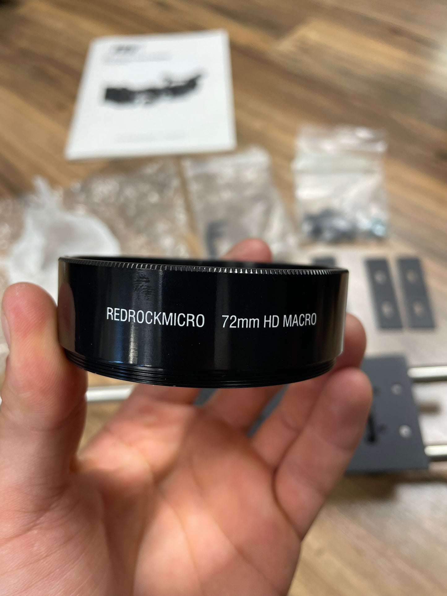Redrock Micro M2 Cinema Lens Adapter Nikon F w/ 72mm HD Macro, Plate, Rails