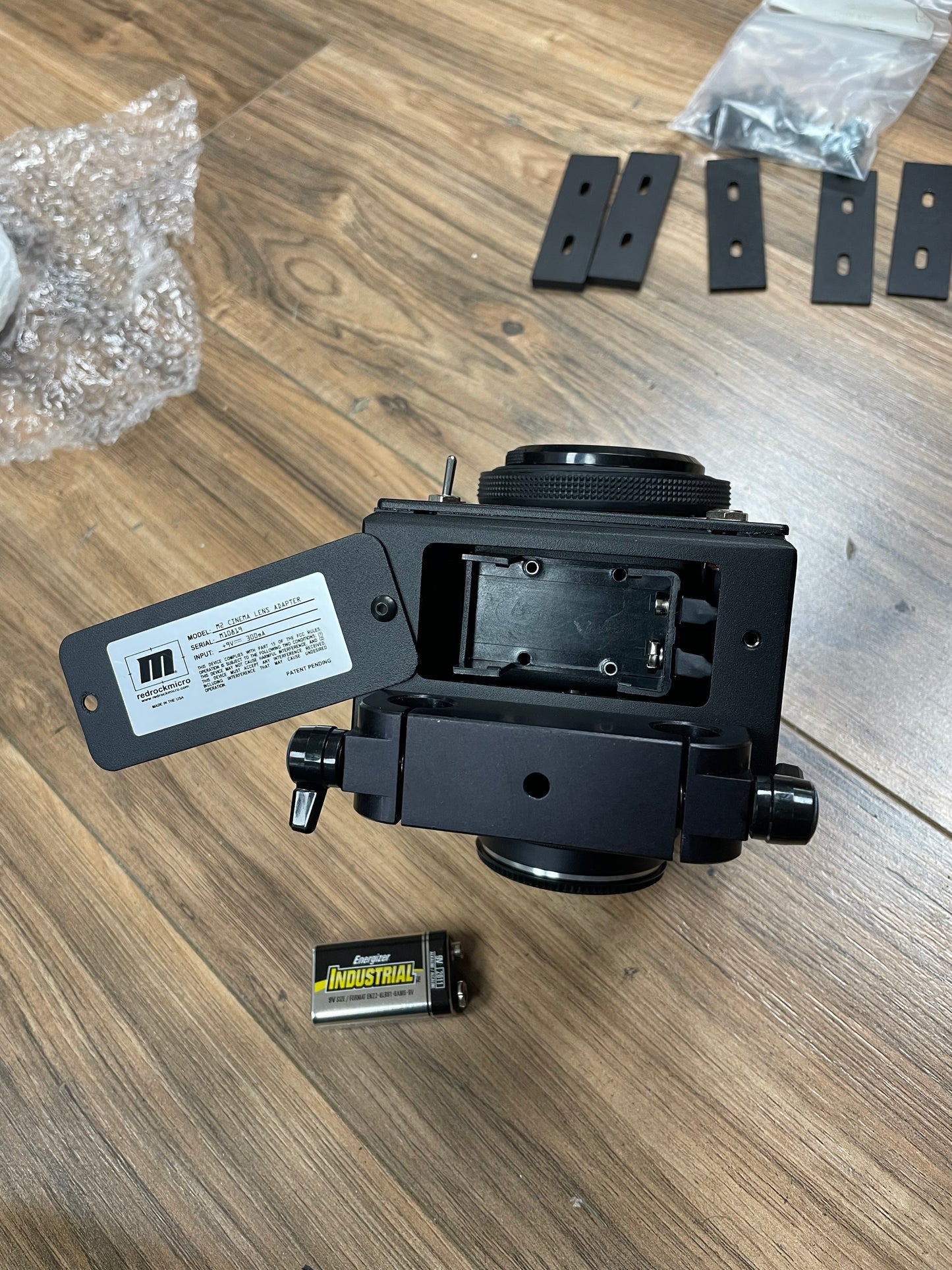 Redrock Micro M2 Cinema Lens Adapter Nikon F w/ 72mm HD Macro, Plate, Rails
