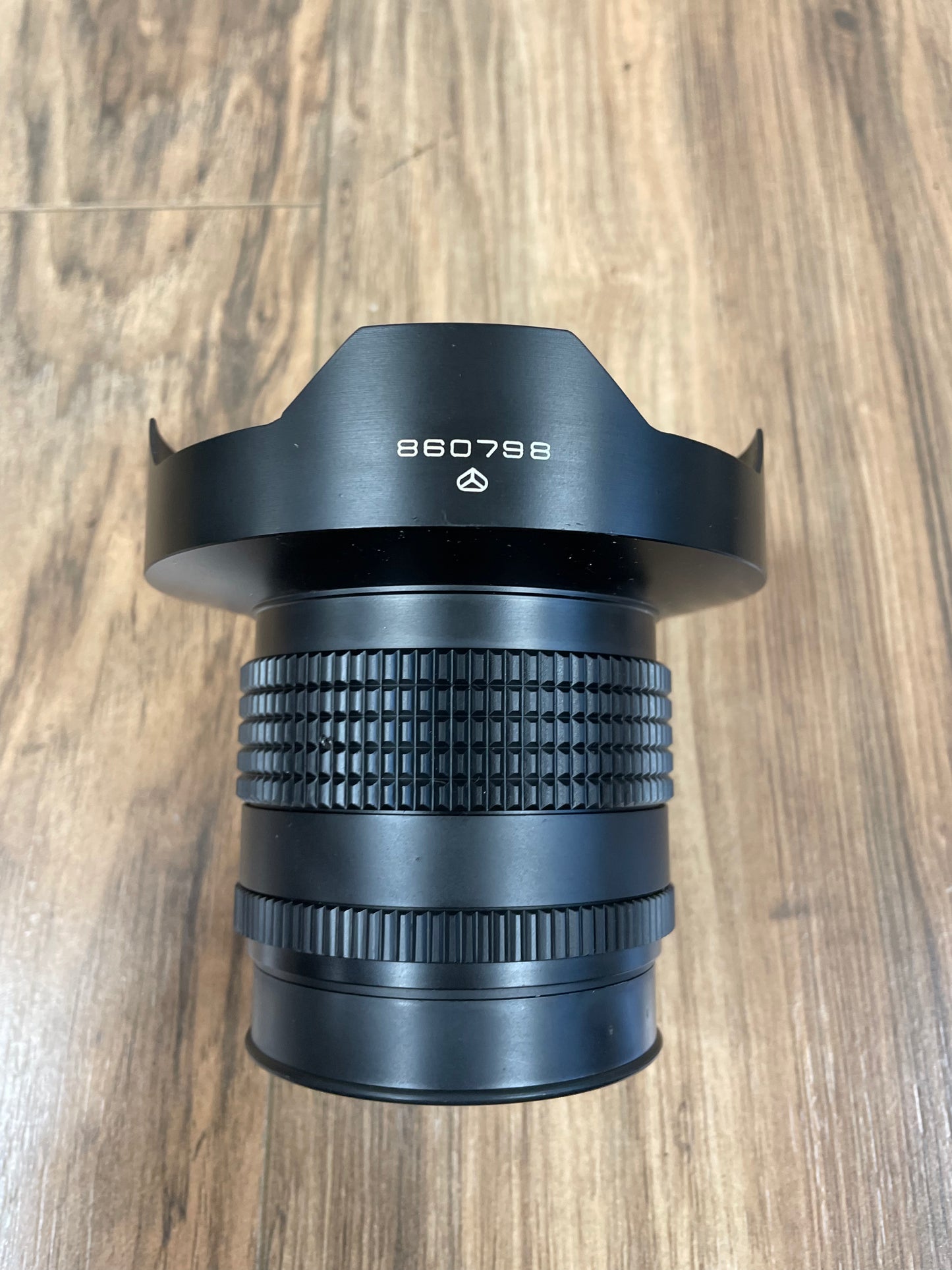 Zodiak-8b 30mm f3.5 P6 Mount Medium Format Wide Angle Fisheye Soviet Lens S# 860798 w/ Filters