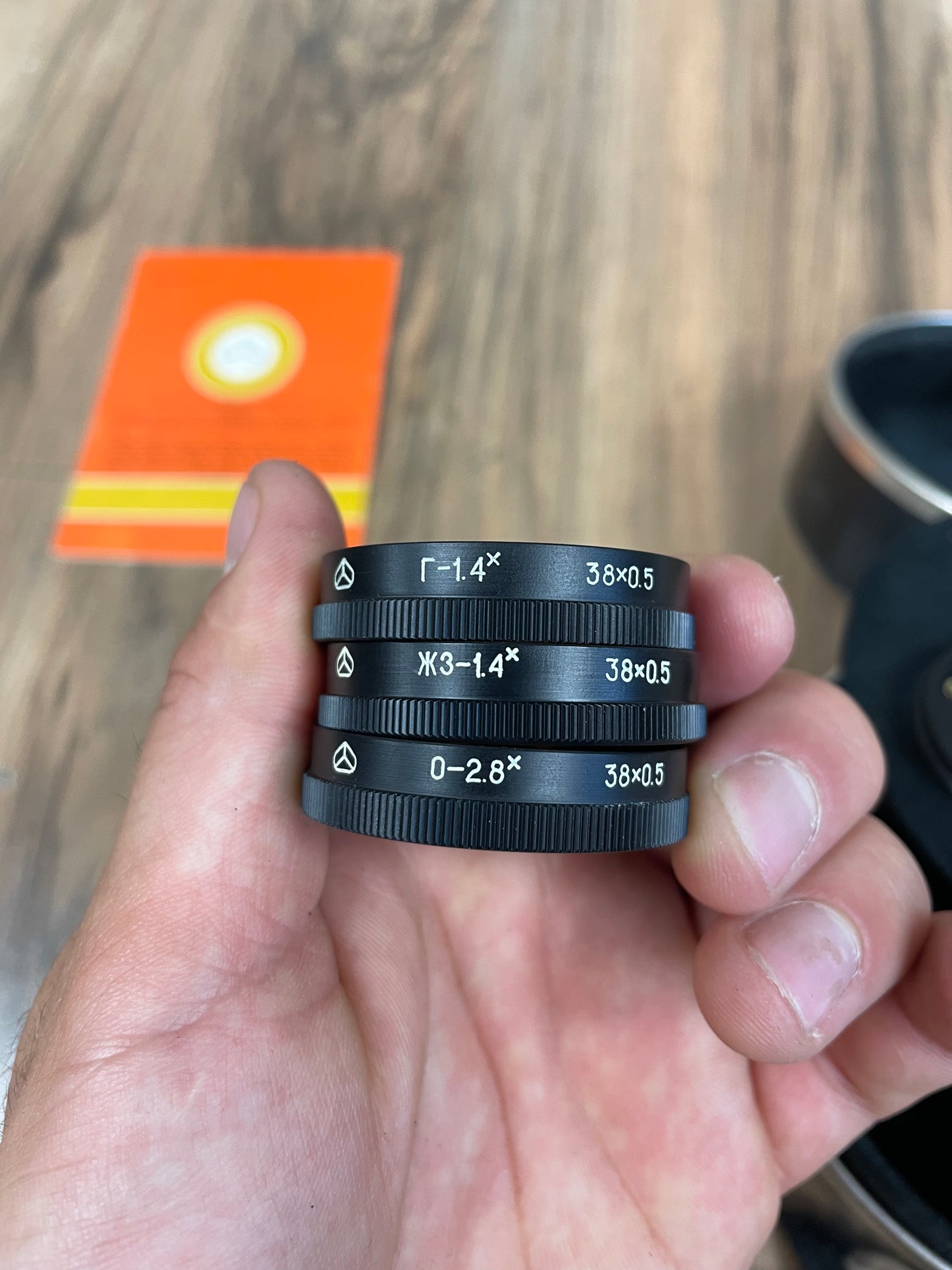 Zodiak-8b 30mm f3.5 P6 Mount Medium Format Wide Angle Fisheye Soviet Lens S# 860798 w/ Filters
