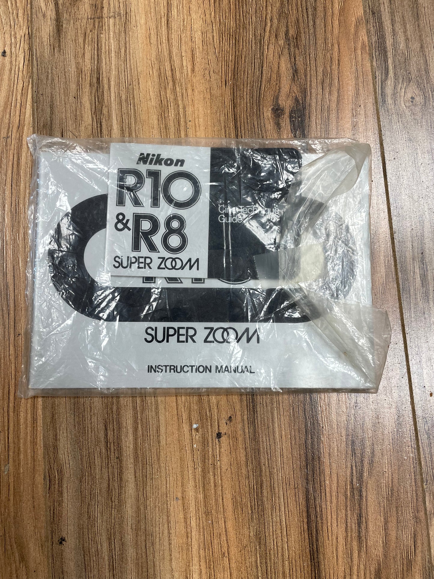 Nikon R10 Super Zoom Super 8 Camera Original Manual w/ R8 & R10 Cine-Technique Guide [LIKE NEW]