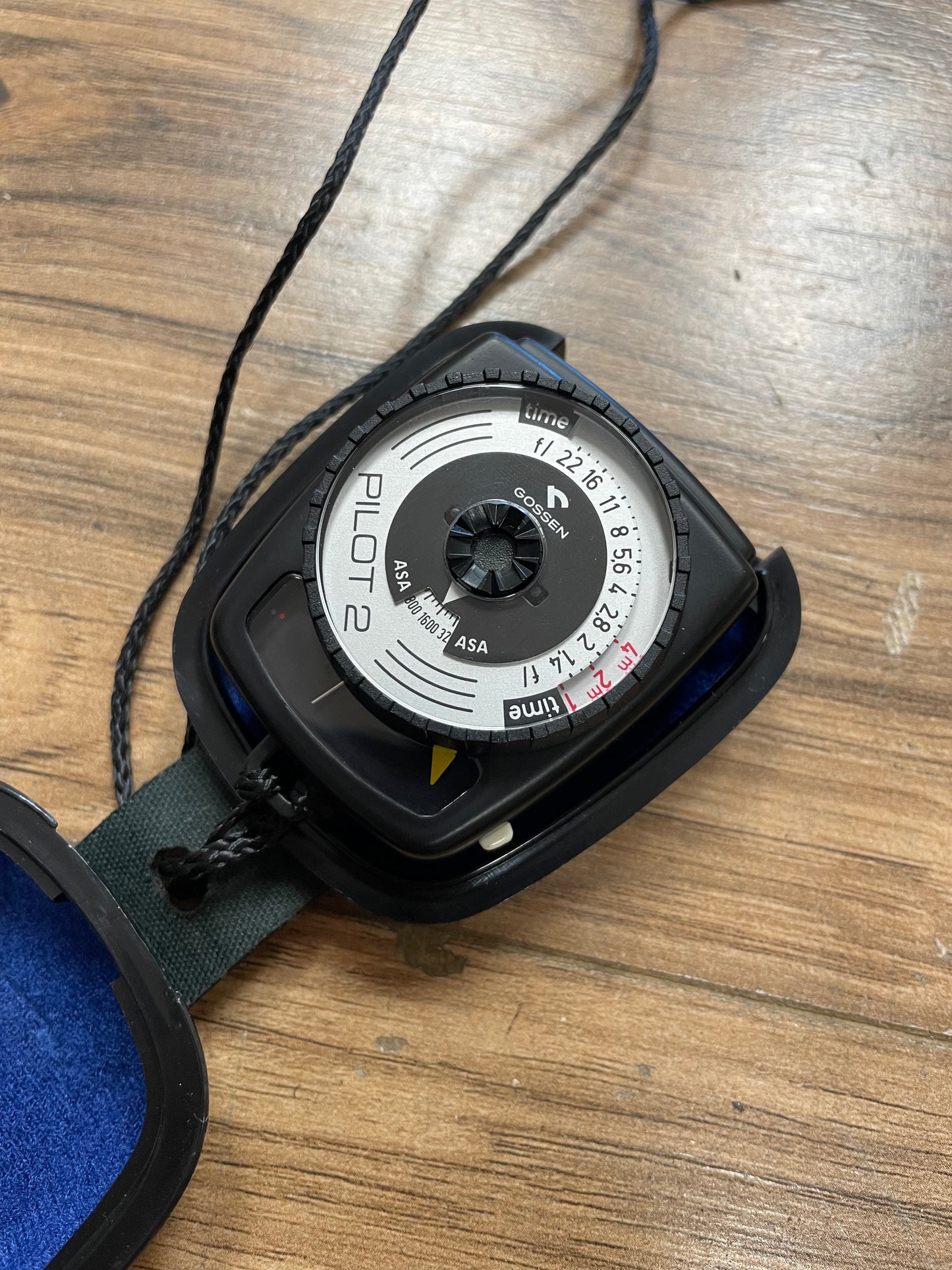 Gossen Pilot 2 Light Meter West Germany Vintage Tested Working w/ Original Case