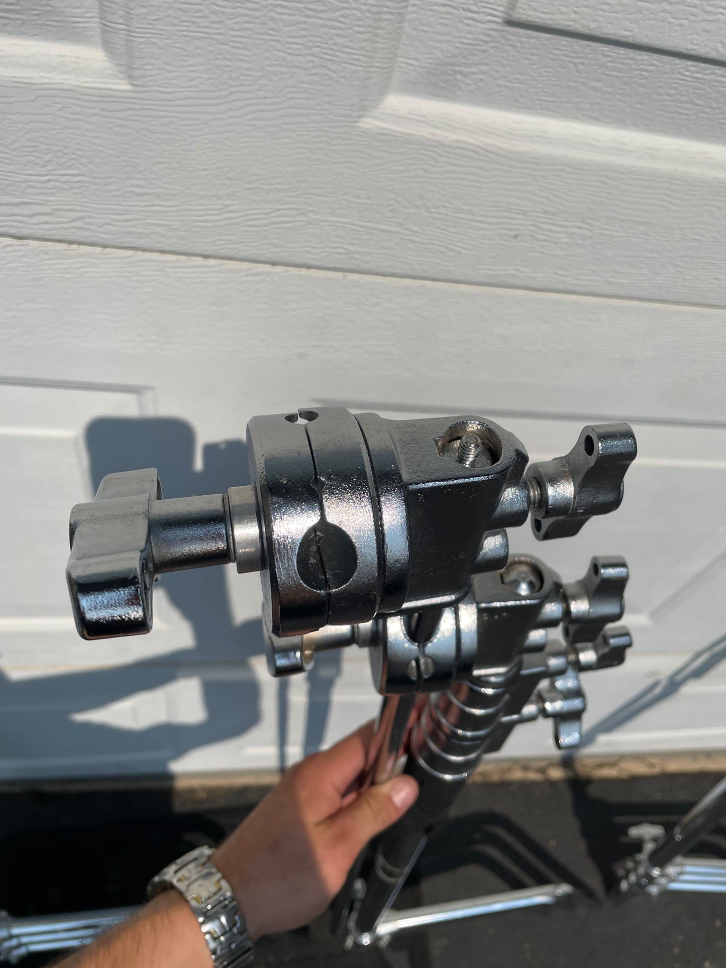 Flashpoint 10′ C-Stand on Turtle Base Kit, 40″ Grip Arm & Two 3″ Gobo Heads