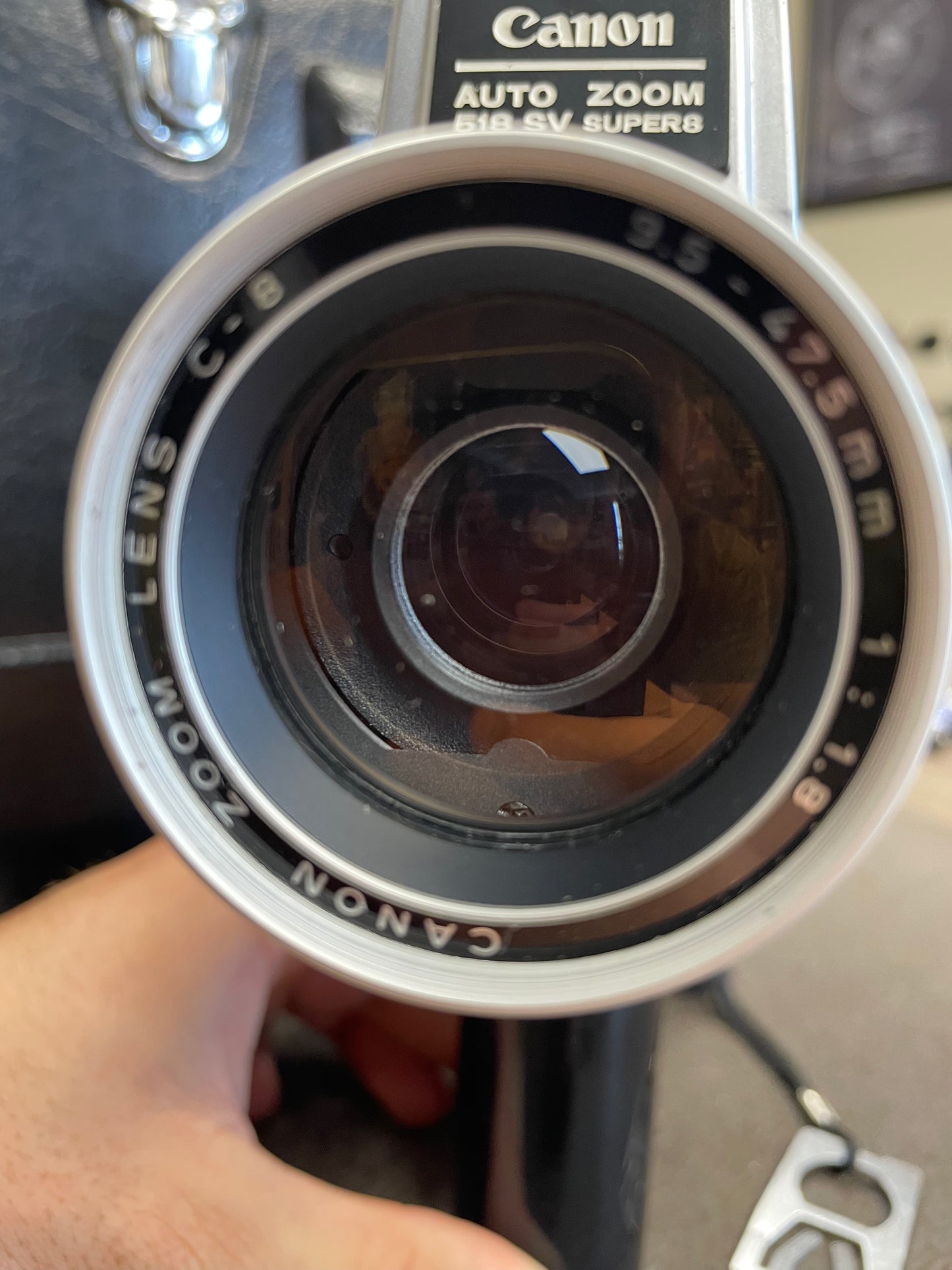 Canon 518 Auto Zoom SV (Special Version) Super 8mm Camera S# 330378