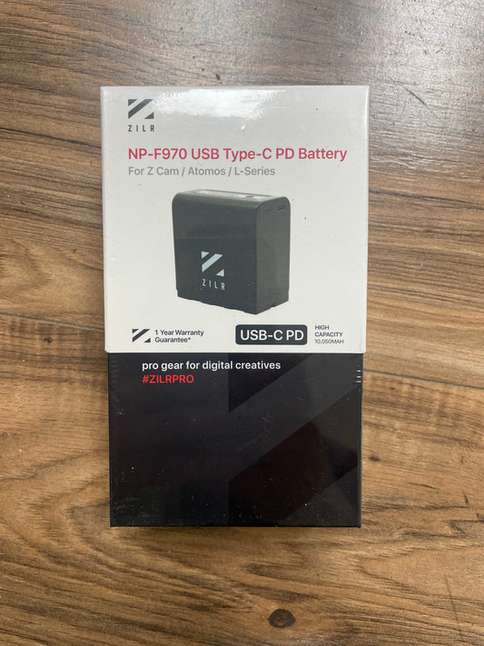 ZILR 74.37Wh L-Series/NP-F970 Lithium-Ion Battery with USB-C PD Output - ZRNPB01